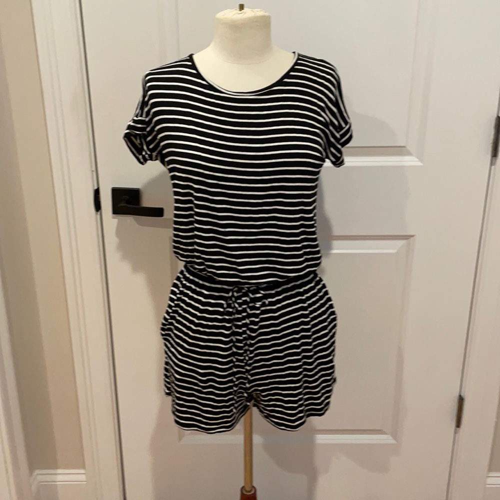 7th Roy Stripped Romper